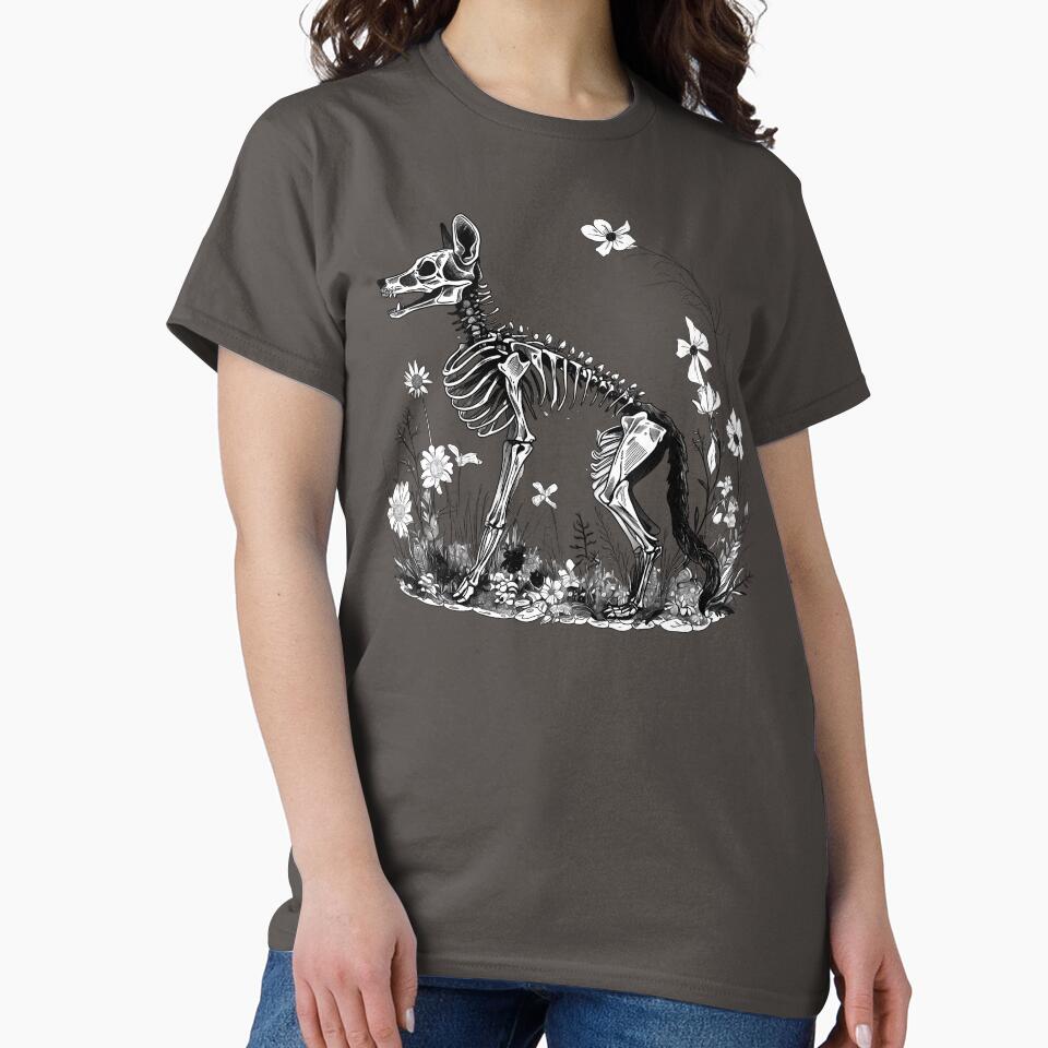 Dog Skeleton White by mushongc T-Shirts, Hoodie, Sweatshirt | BlankRebels.com (Image 2)
