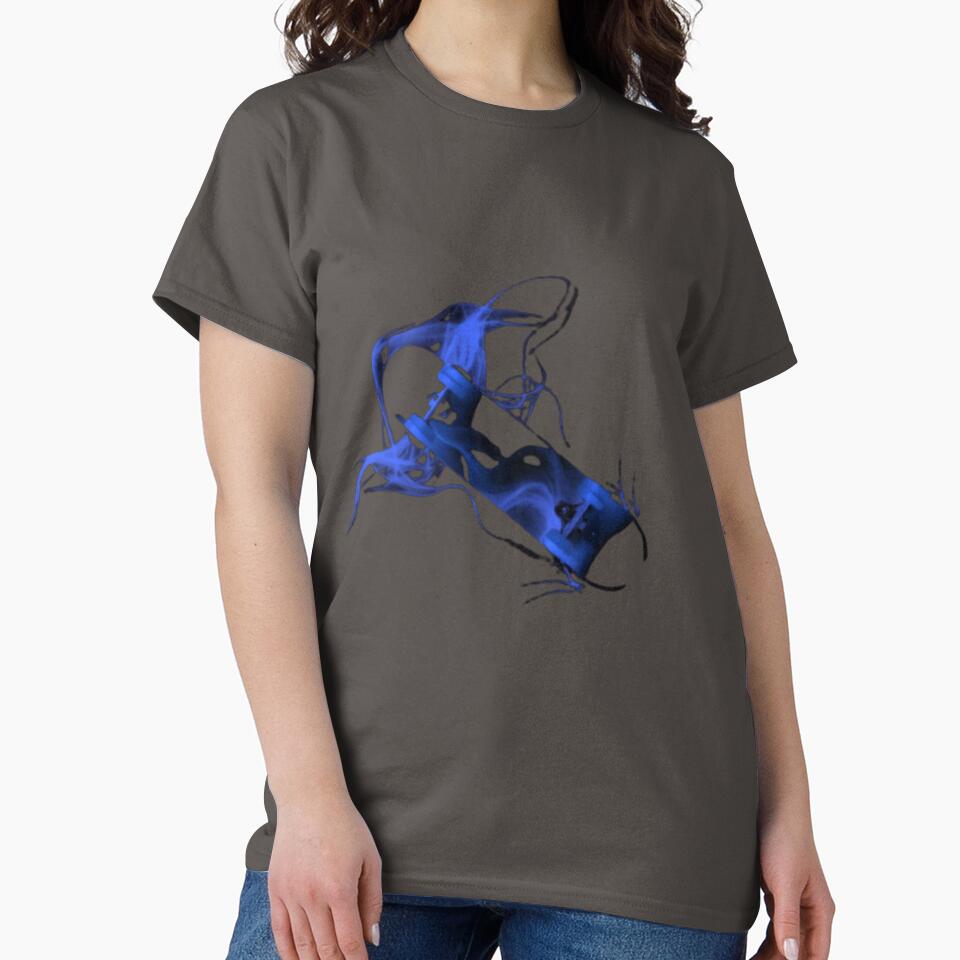 Blue flame skateboard by MArtex T-Shirts, Hoodie, Sweatshirt | BlankRebels.com (Image 2)