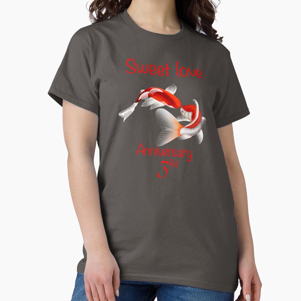 Couple anniversary 3rd by DerisArt T-Shirts, Hoodie, Sweatshirt | BlankRebels.com (Image 2)