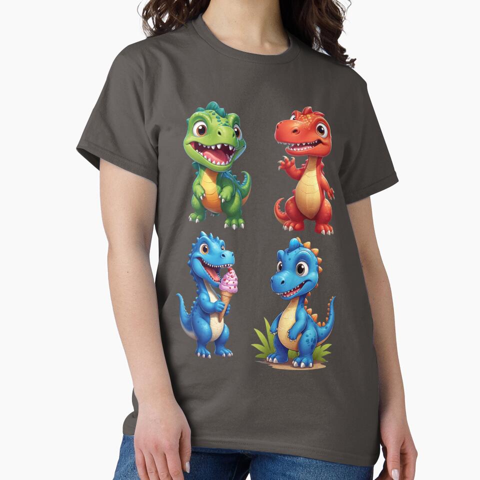 dinosaur stickers by KIDS-PRINTS T-Shirts, Hoodie, Sweatshirt | BlankRebels.com (Image 2)