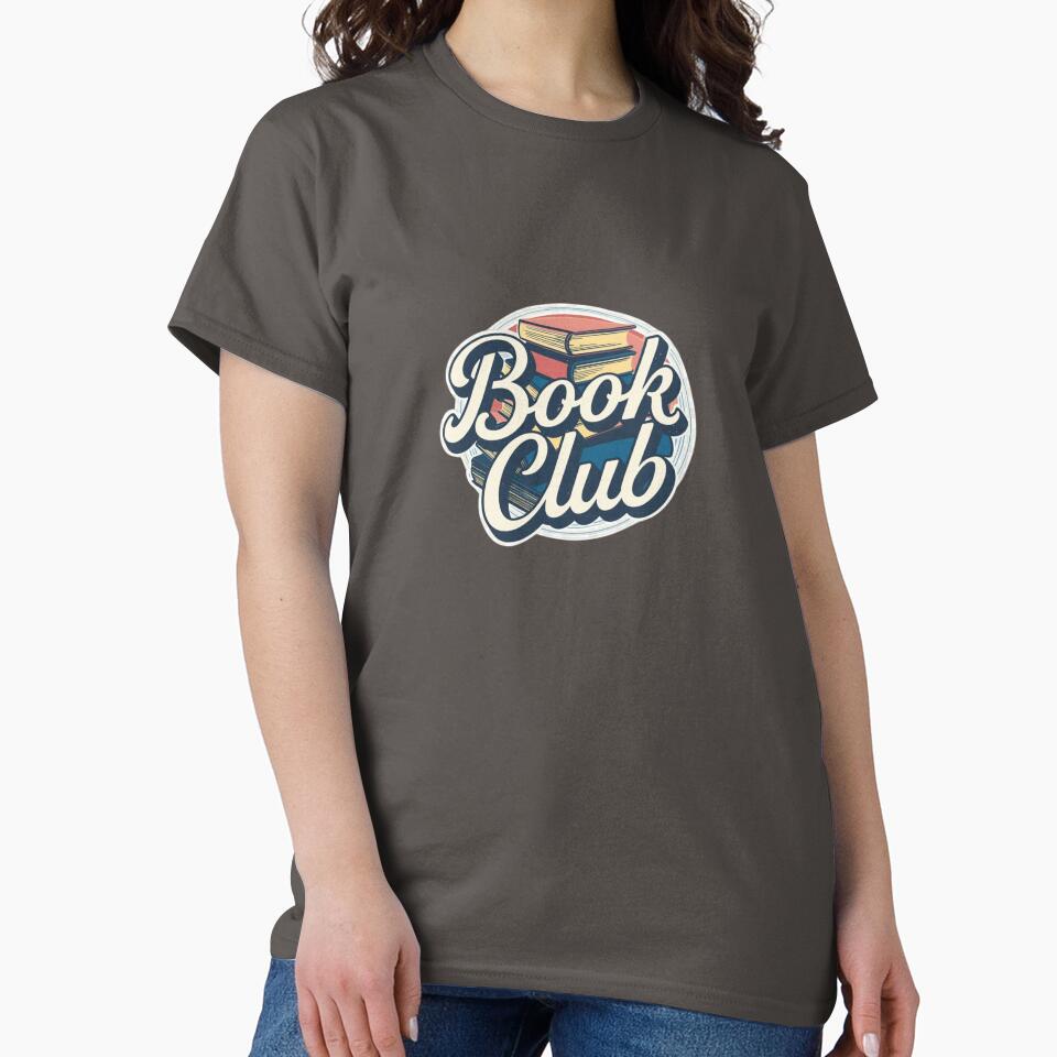 Retro Book Club Design – Vintage Reading Aesthetic for Book Lovers by CuriousCherry T-Shirts, Hoodie, Sweatshirt (Image 2)