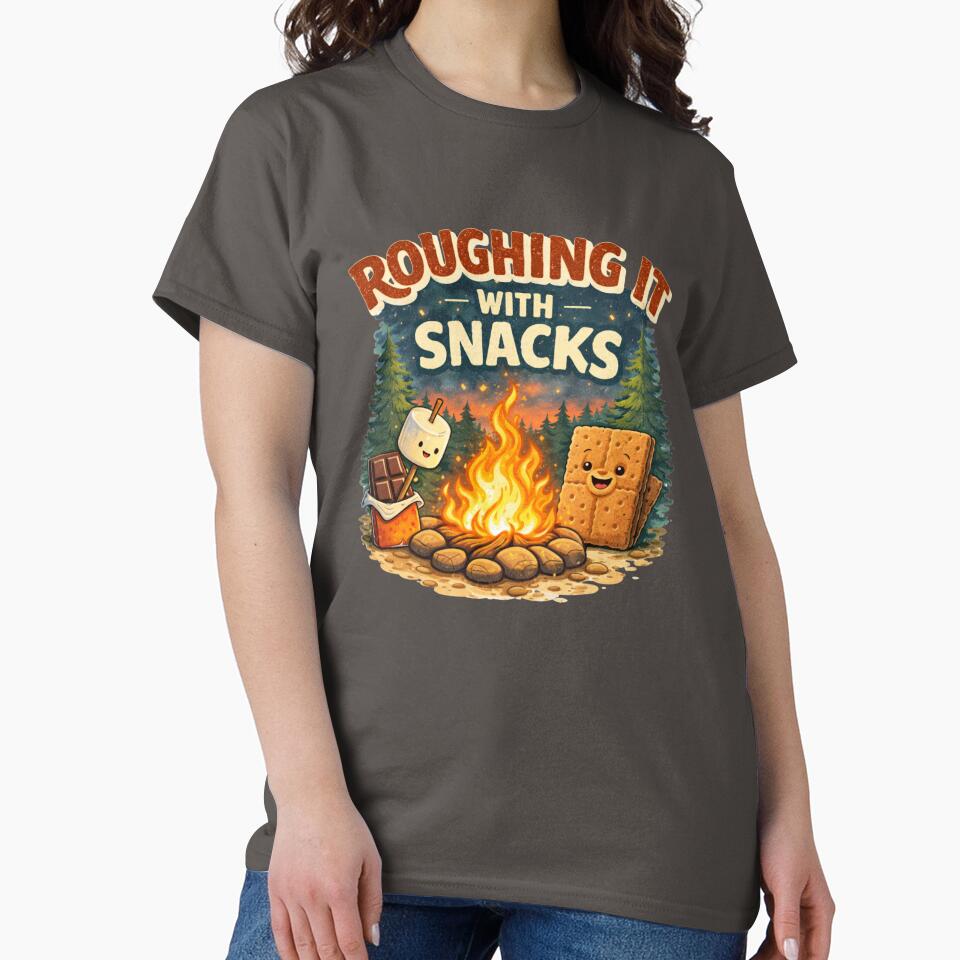 Roughing it with Snacks by PossumsWorkshop T-Shirts, Hoodie, Sweatshirt | BlankRebels.com (Image 2)