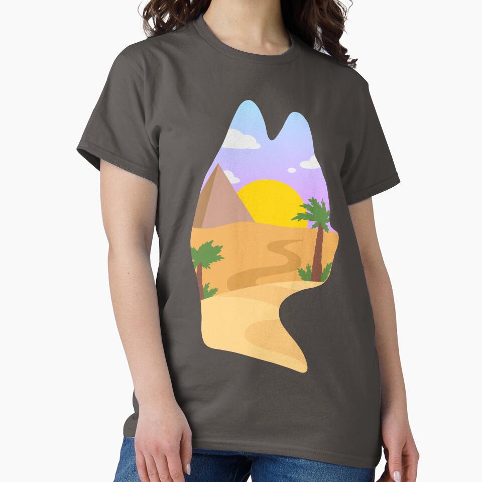 Desert in a Cat Silhouette by CamdenAKAIce T-Shirts, Hoodie, Sweatshirt | BlankRebels.com (Image 2)