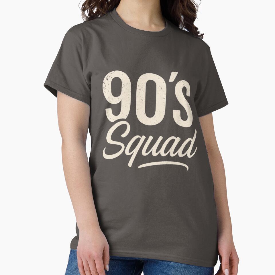 90’s Squad Retro Vintage, throwback 90s party by fusiondesignsstudio T-Shirts, Hoodie, Sweatshirt | BlankRebels.com (Image 2)