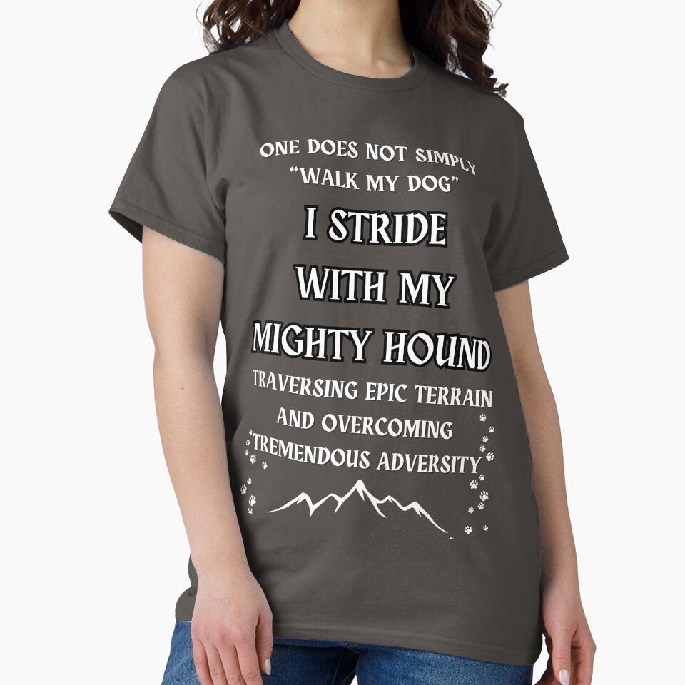 funny dog walking design by Alyn8 T-Shirts, Hoodie, Sweatshirt | BlankRebels.com (Image 2)