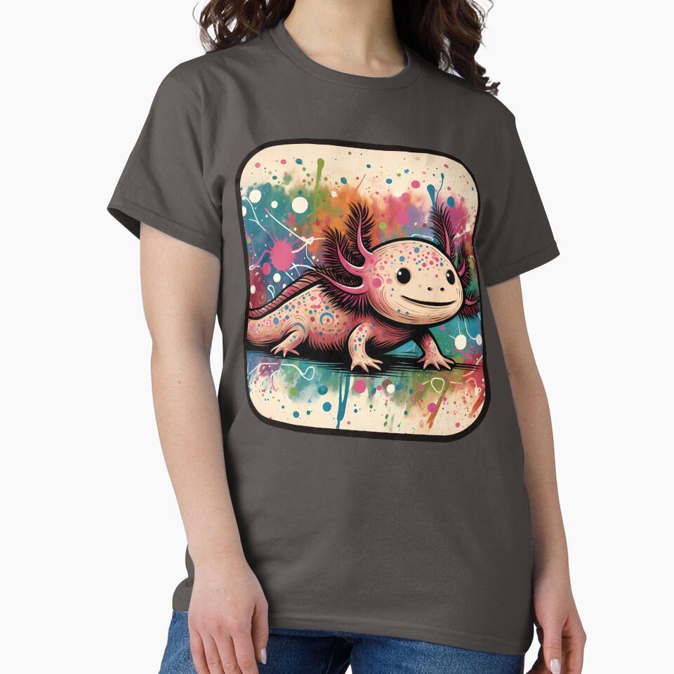 Axolotl Art #63 | Axolotl Lovers by ksgraphics222 T-Shirts, Hoodie, Sweatshirt | BlankRebels.com (Image 2)