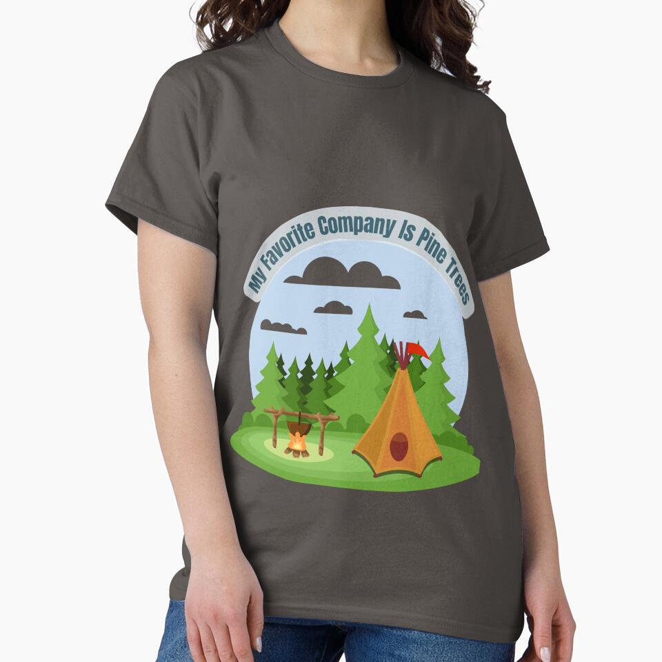 My Favorite Company Is Pine Trees by myinkydesigns T-Shirts, Hoodie, Sweatshirt | BlankRebels.com (Image 2)