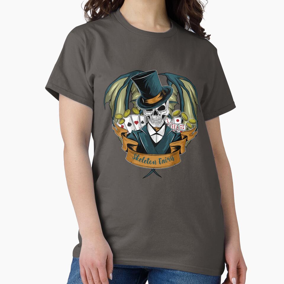 Skeleton Fairy Grunge Fairycore Aesthetic Gothic Cottagecore scary by Hero Prod T-Shirts, Hoodie, Sweatshirt (Image 2)