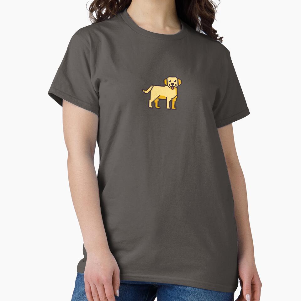 Pixel Art Golden Retriever Sticker by uxcomshop T-Shirts, Hoodie, Sweatshirt | BlankRebels.com (Image 2)