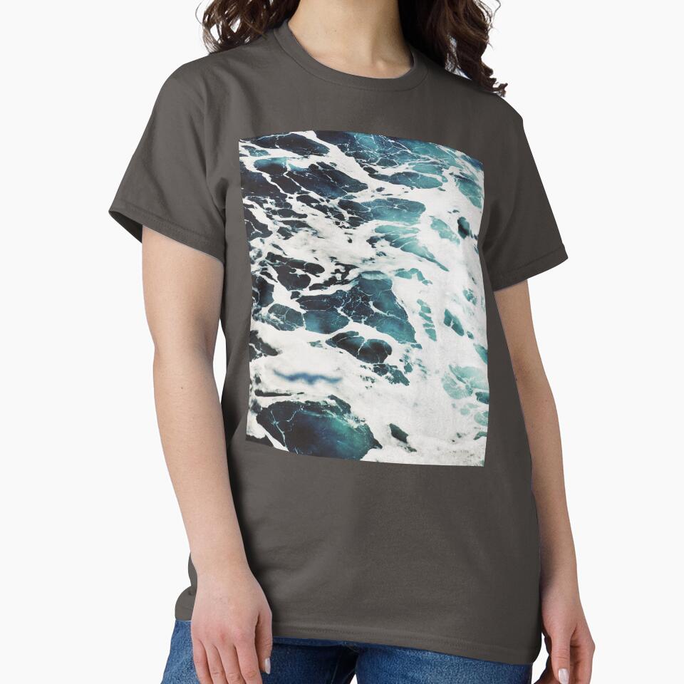 Blue Ocean Waves, Sea Photography by Raminovitch T-Shirts, Hoodie, Sweatshirt | BlankRebels.com (Image 2)