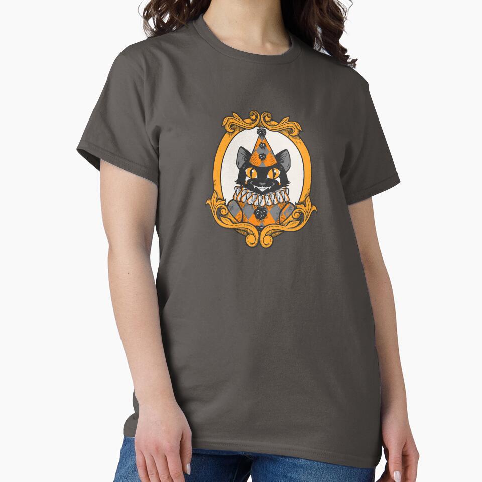 Halloween Cats - Clown Portrait by SaltDream T-Shirts, Hoodie, Sweatshirt | BlankRebels.com (Image 2)