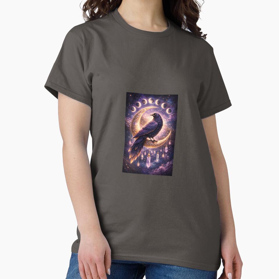 Boho Raven Moon by Elloracomplex T-Shirts, Hoodie, Sweatshirt | BlankRebels.com (Image 2)