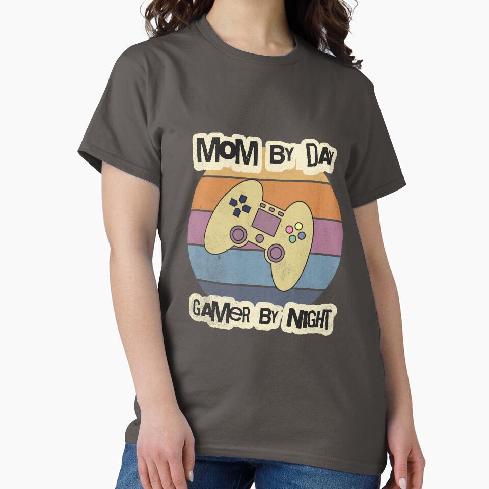 mom by day gamer by night by · GAMING SOUL · T-Shirts, Hoodie, Sweatshirt | BlankRebels.com (Image 2)