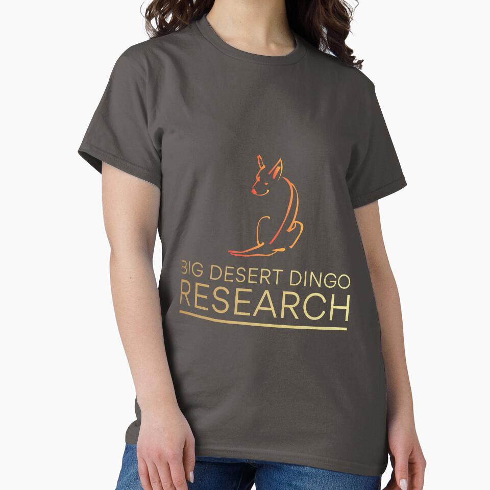 Big Desert Dingo Research - Underlined Orange & Gold by BigDesertDingo T-Shirts, Hoodie, Sweatshirt (Image 2)