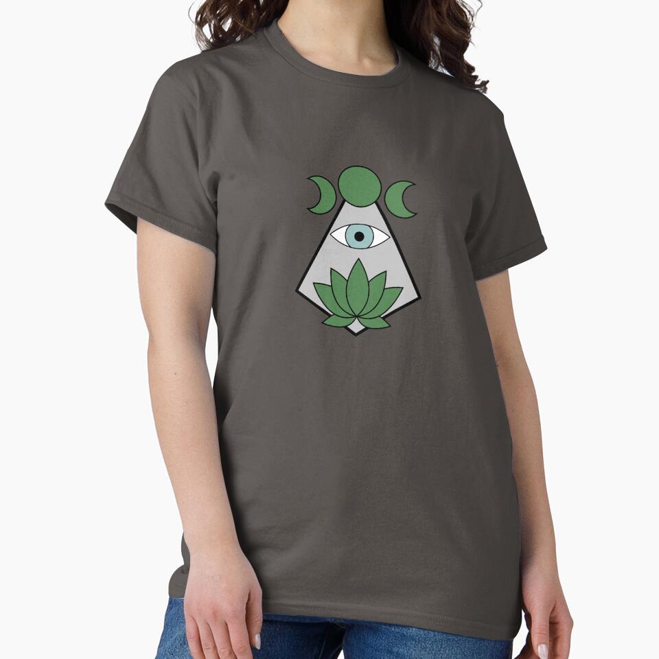 Lotus Eye - Dark Green & Mint by TheeForestFox Shop T-Shirts, Hoodie, Sweatshirt | BlankRebels.com (Image 2)