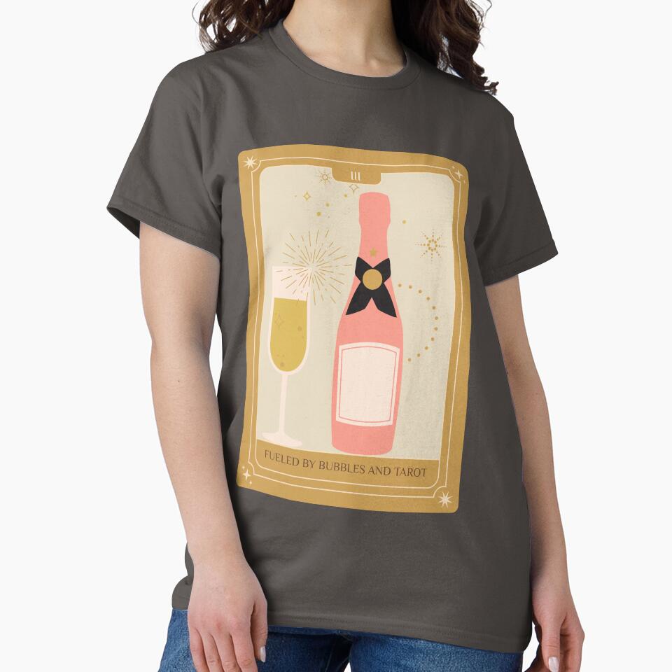 Fueled by Bubbles and Tarot by Great New Tees Hoodie, Sweatshirt | BlankRebels.com (Image 2)