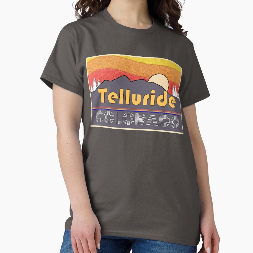 Telluride Colorado, Vacation, Ski, Snow Board, Hiking, Sunset, Mountains by BubbaCommerce T-Shirts, Hoodie,... (Image 2)