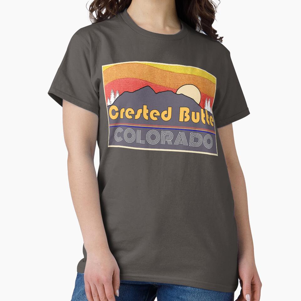 Crested Butte Colorado, Vacation, Ski, Snow Board, Hiking, Sunset, Mountains by BubbaCommerce T-Shirts, Hoodie,... (Image 2)