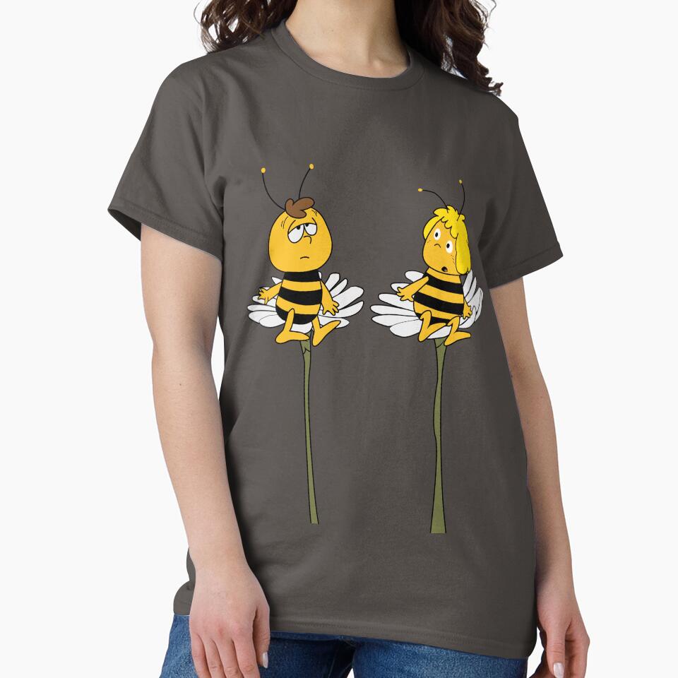Maya the Bee and Willy T-shirt - Retro Vintage Design by retrologie