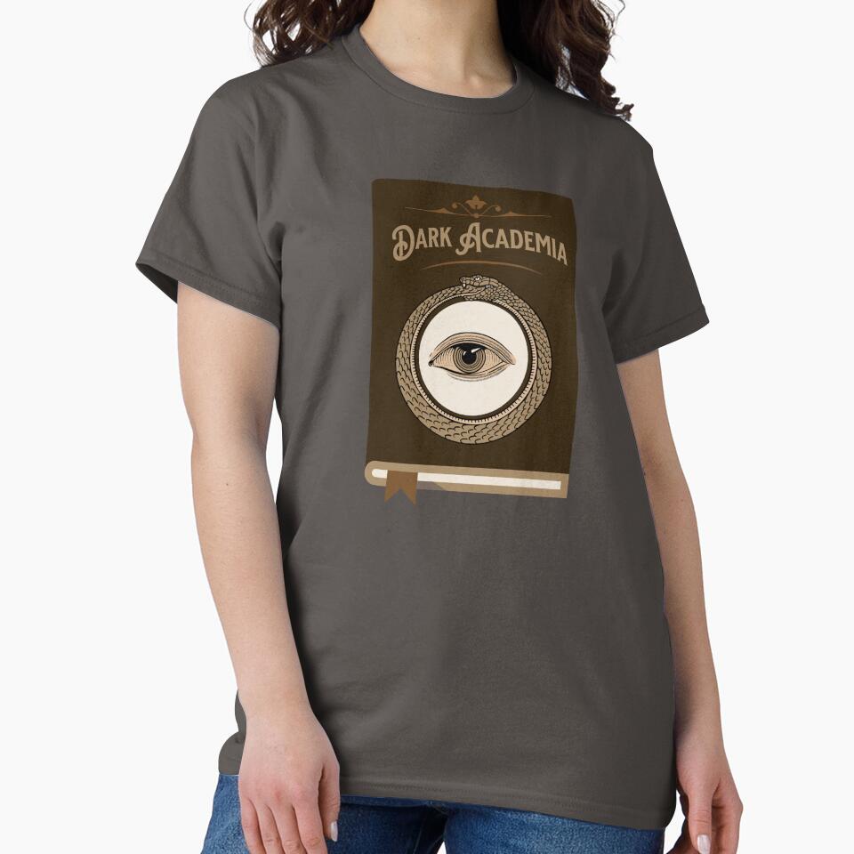 Writing Education Art Mystic Eye Books Dark Academia by CattlettArt T-Shirts, Hoodie, Sweatshirt | BlankRebels.com (Image 2)