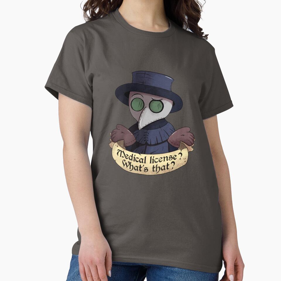 Plague Doctor - Medical License? What's that? by Turtle Forged T-Shirts, Hoodie, Sweatshirt | BlankRebels.com (Image 2)