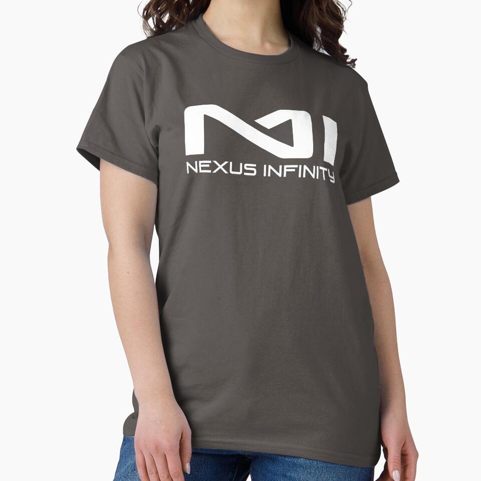 Nexus Infinity Large White Logo T-Shirts, Hoodie, Sweatshirt