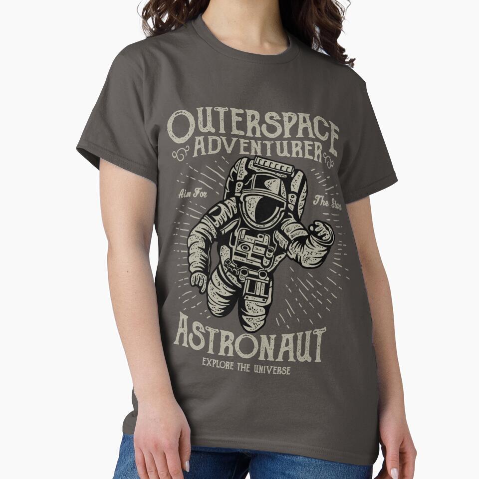 Astronaut'- Outer space adventure by Taz-Clothing T-Shirts, Hoodie, Sweatshirt | BlankRebels.com (Image 2)
