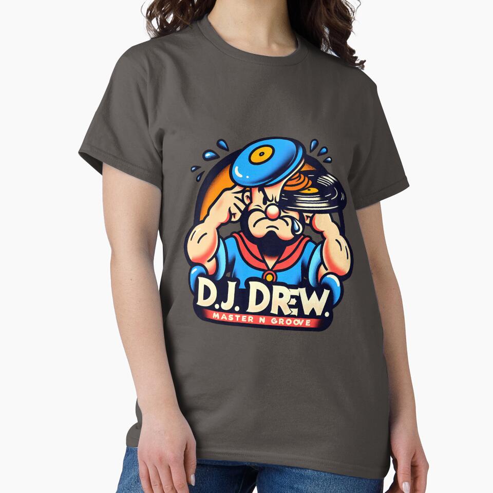DJ Drew Master n Groove logo by 4 Paws Brewing Co T-Shirts, Hoodie, Sweatshirt | BlankRebels.com (Image 2)