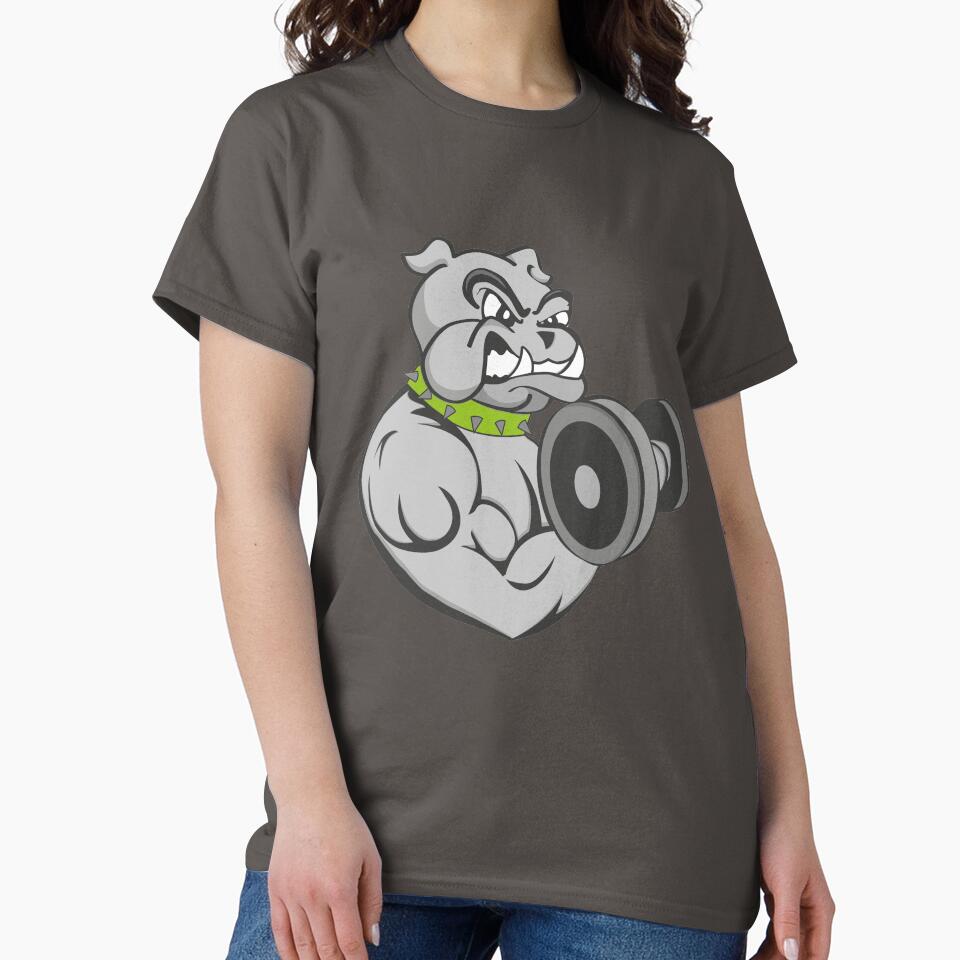gym bulldog by square-lemon T-Shirts, Hoodie, Sweatshirt | BlankRebels.com (Image 2)