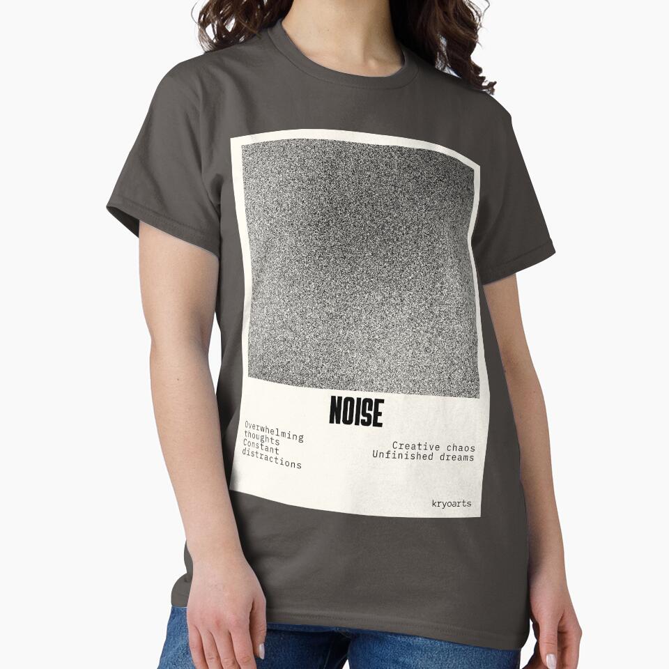 Noise ADHD Overwhelming Thoughts Creative Chaos Art by KRYO ARTS T-Shirts, Hoodie, Sweatshirt | BlankRebels.com (Image 2)