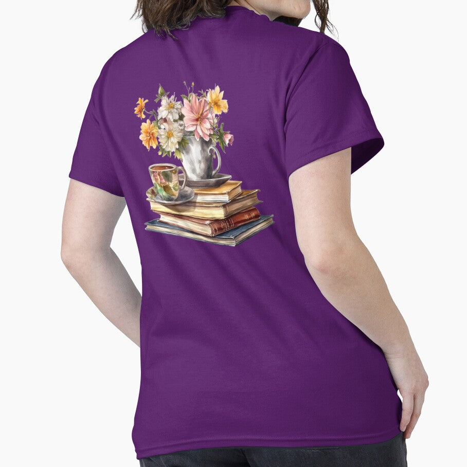 Coffee, Books and Flowers by Sketch-Shack T-Shirts, Hoodie, Sweatshirt | BlankRebels.com (Image 2)