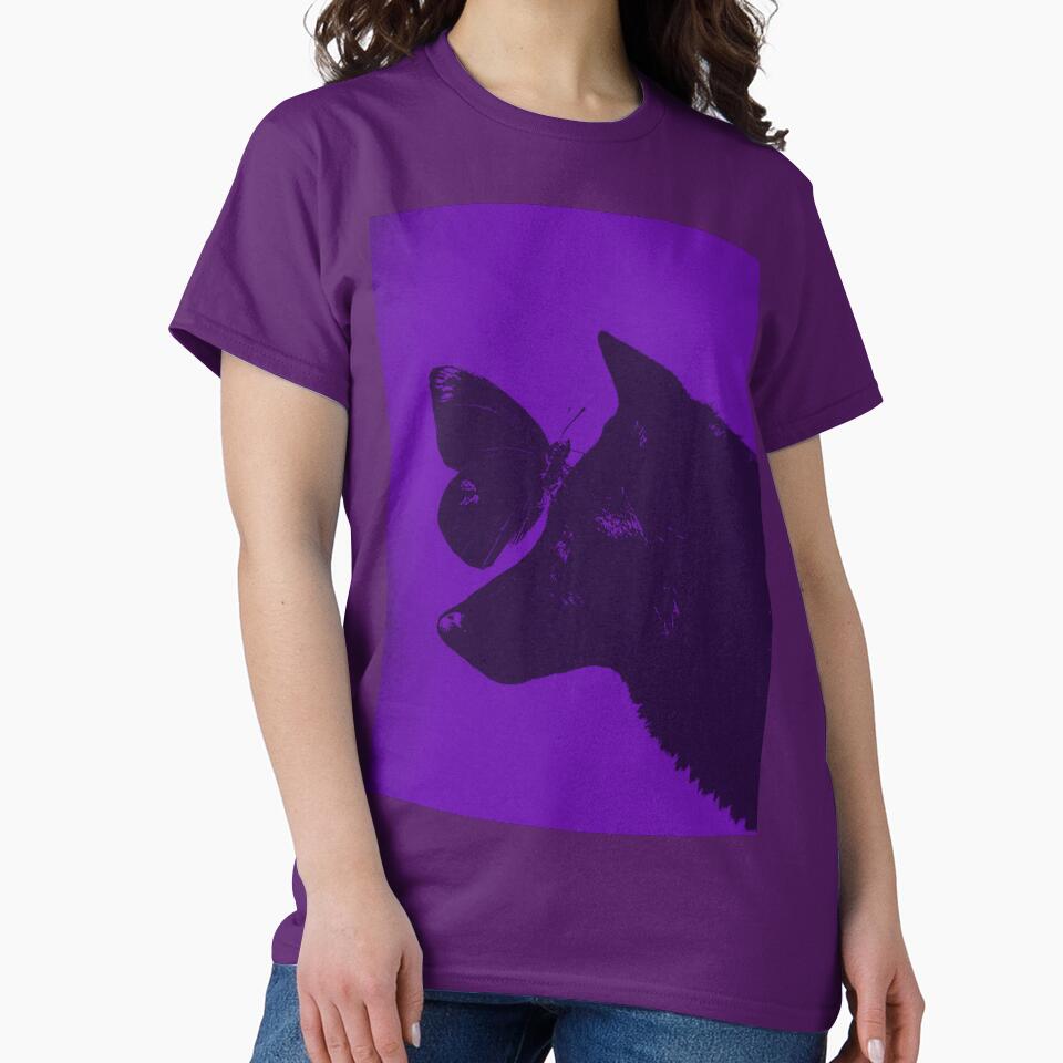 Purple Grunge Dog Cover by Abstract Finds T-Shirts, Hoodie, Sweatshirt | BlankRebels.com (Image 2)