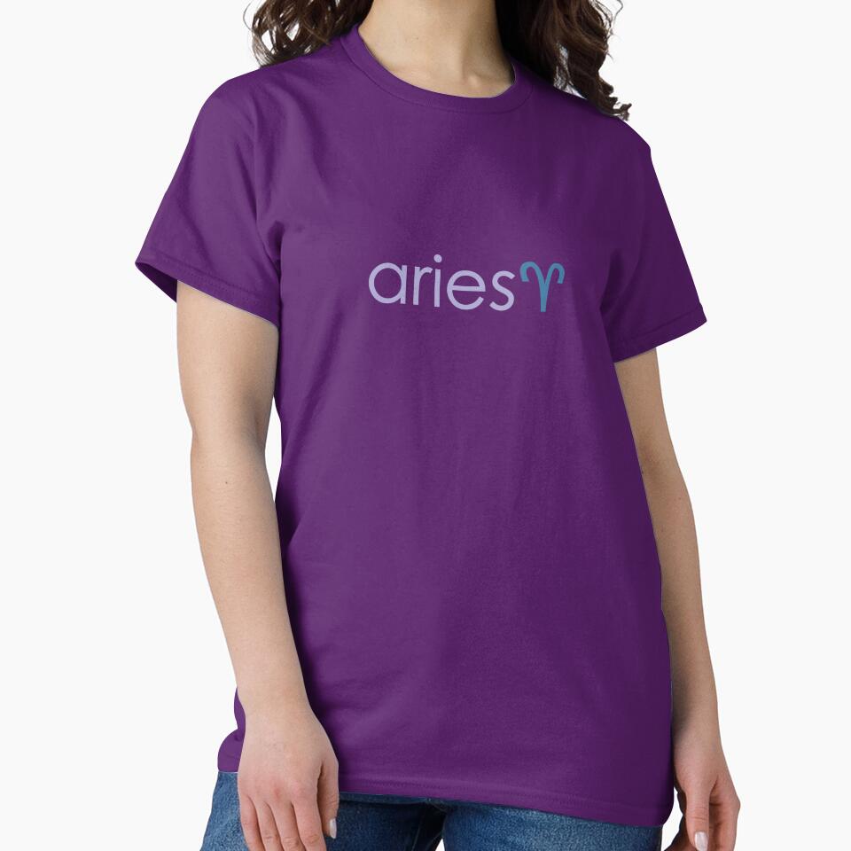 Aries Purple on Blue by lisajaynemurray T-Shirts, Hoodie, Sweatshirt | BlankRebels.com (Image 2)