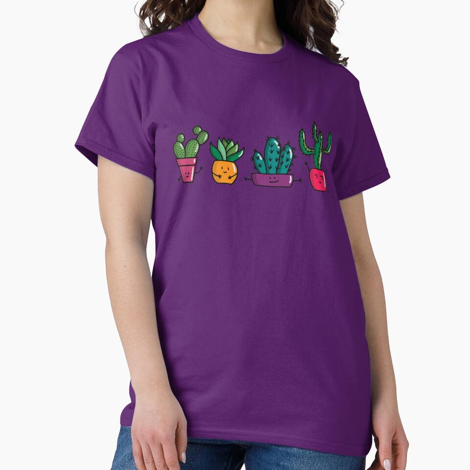 Lila-fee - Succulent friends - T-shirt and hat by VagoGraphicArt Hoodie, Sweatshirt | BlankRebels.com (Image 2)