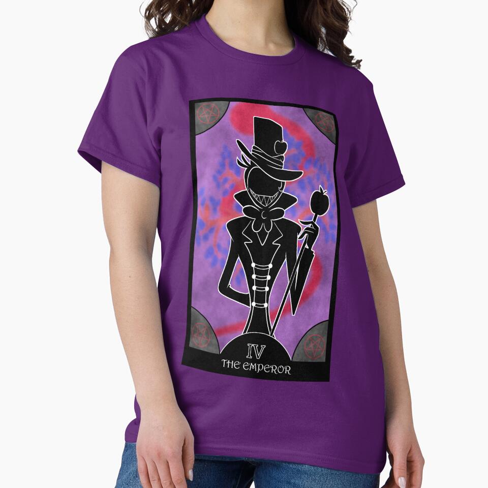 Hazbin Hotel/Helluva Boss Tarot Cards ::The Emperor:: by Vixxen92 T-Shirts, Hoodie, Sweatshirt | BlankRebels.com (Image 2)