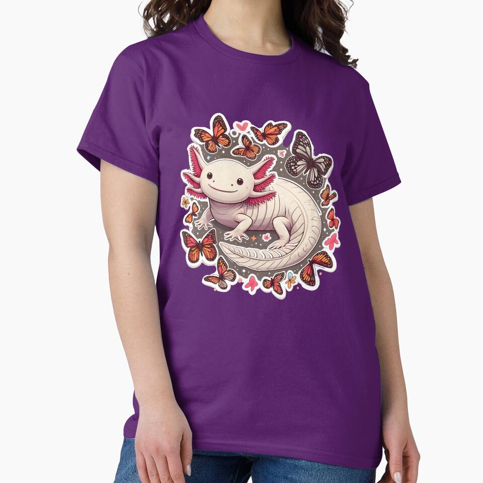 Axolotl Art #117 | Axolotl Lovers by ksgraphics222 T-Shirts, Hoodie, Sweatshirt | BlankRebels.com (Image 2)