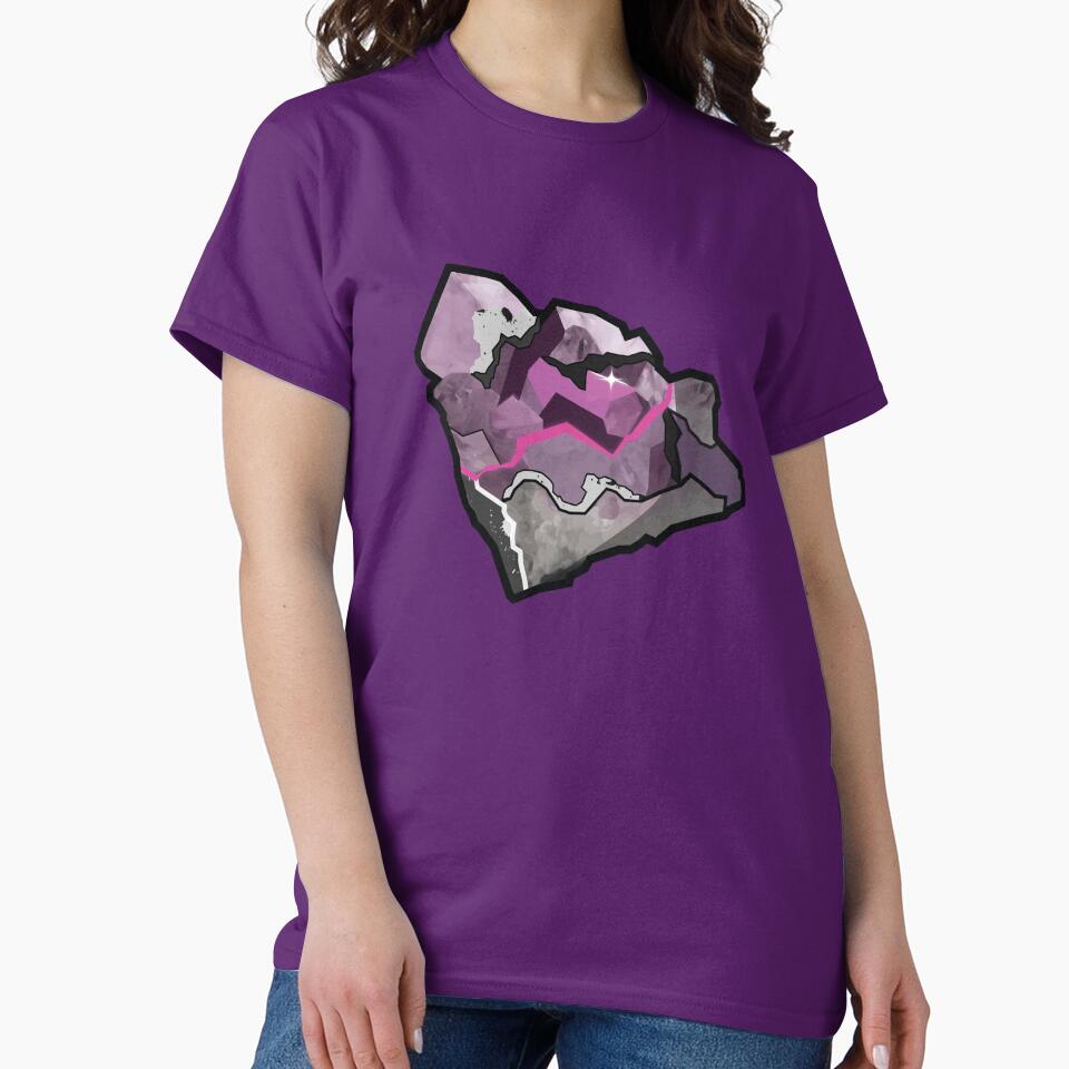 Glowing Amethyst Mineral Crystal by Zillberry T-Shirts, Hoodie, Sweatshirt | BlankRebels.com (Image 2)