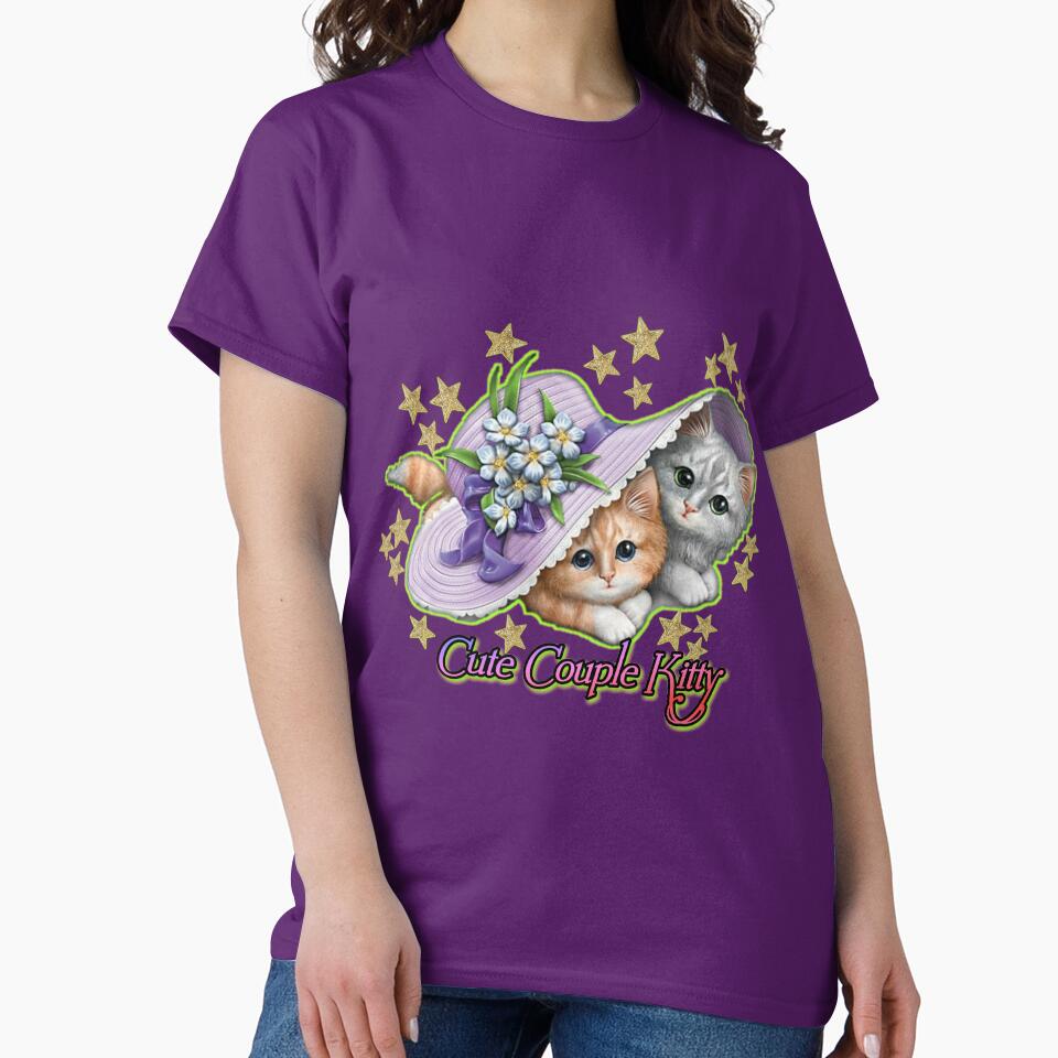 Cute couple kitty by Hinakhan59241 T-Shirts, Hoodie, Sweatshirt | BlankRebels.com (Image 2)
