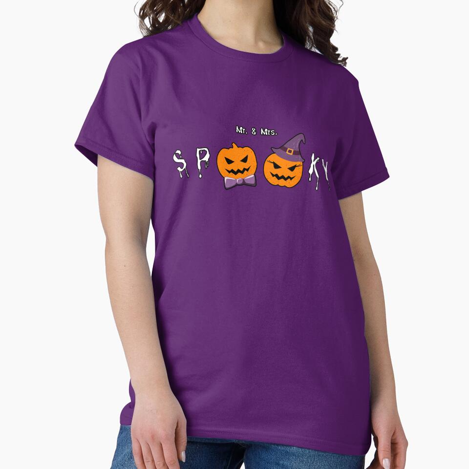 Mr and Mrs. Spooky Pumpkin by bylt T-Shirts, Hoodie, Sweatshirt | BlankRebels.com (Image 2)