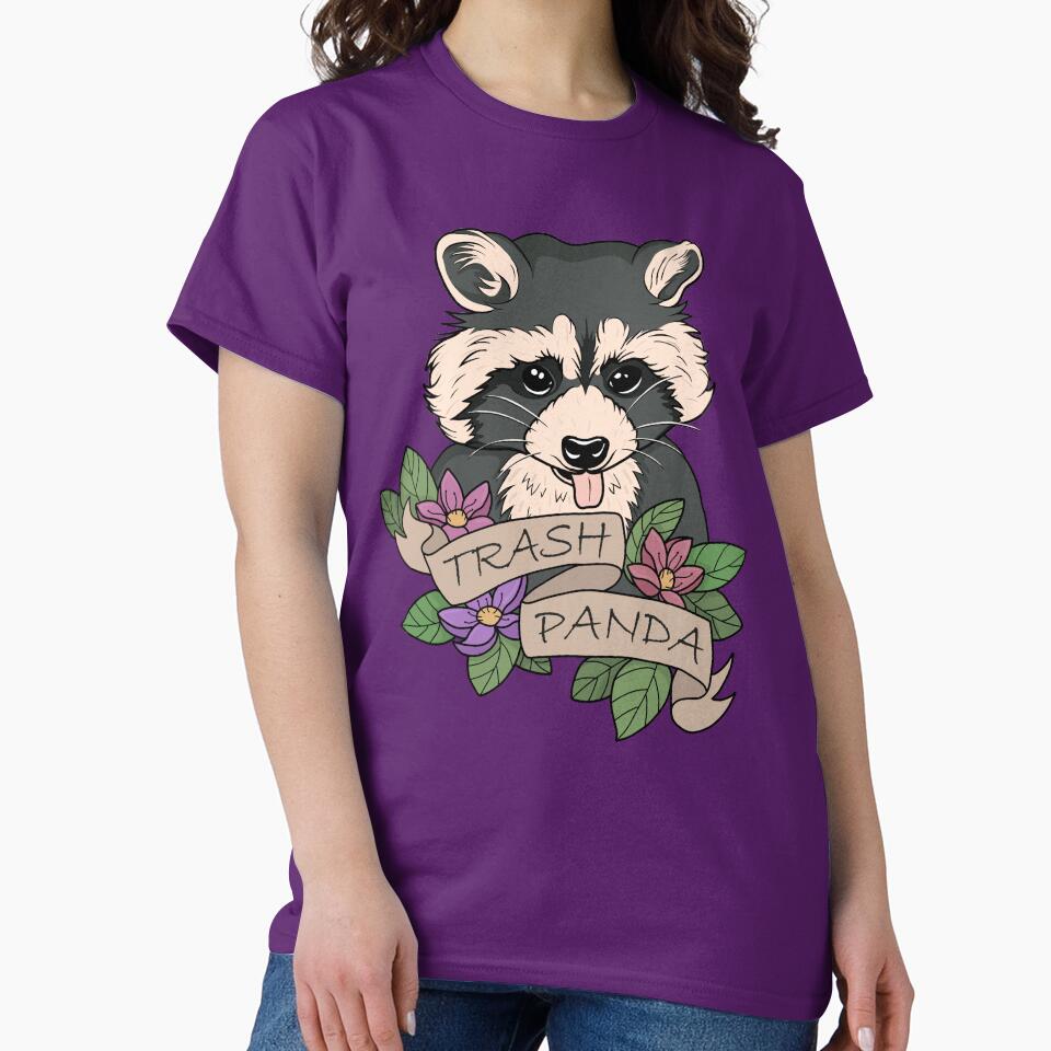 Raccoon - Trash Panda by ValentinaHramov T-Shirts, Hoodie, Sweatshirt | BlankRebels.com (Image 2)
