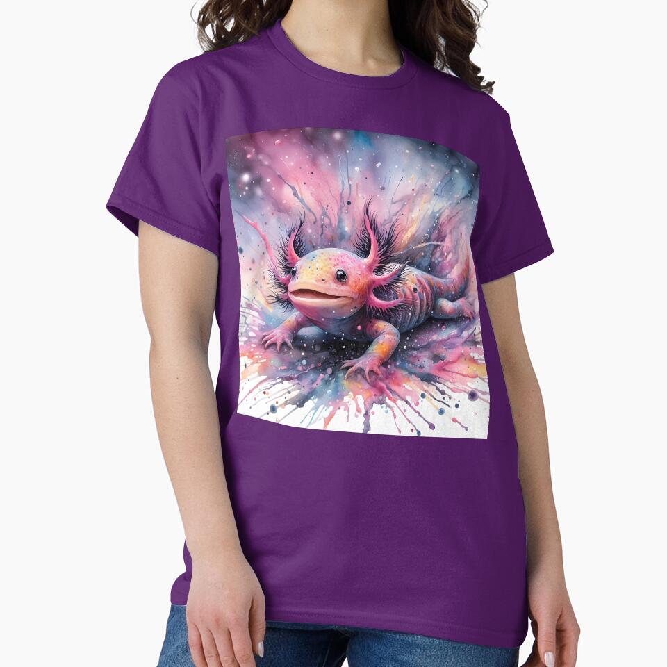 Axolotl Art #112 | Axolotl Lovers by ksgraphics222 T-Shirts, Hoodie, Sweatshirt | BlankRebels.com (Image 2)