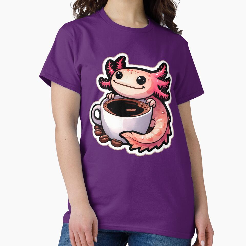 Axolotl Art #121 | Axolotl Lovers by ksgraphics222 T-Shirts, Hoodie, Sweatshirt | BlankRebels.com (Image 2)