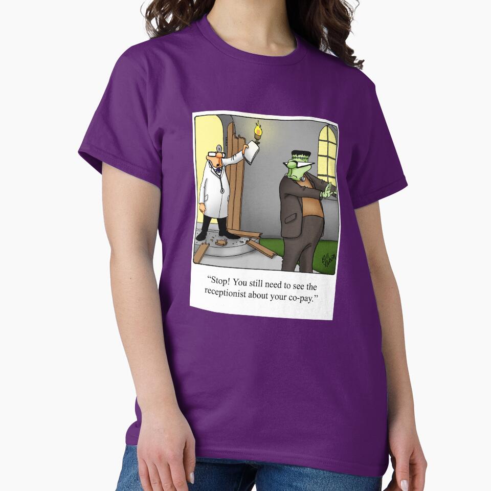Funny Spectickles Halloween Frankenstein Copay Humor by abbottoons T-Shirts, Hoodie, Sweatshirt | BlankRebels.com (Image 2)