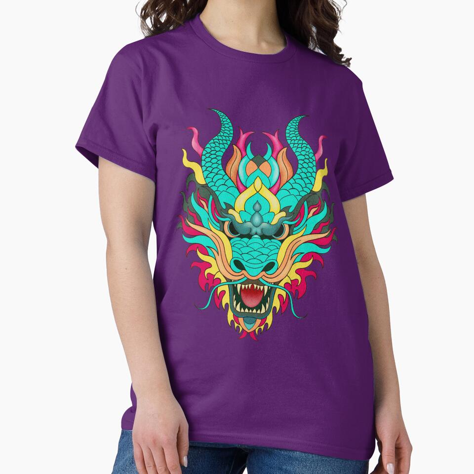 Colorful dragon by AngeMNunez T-Shirts, Hoodie, Sweatshirt | BlankRebels.com (Image 2)