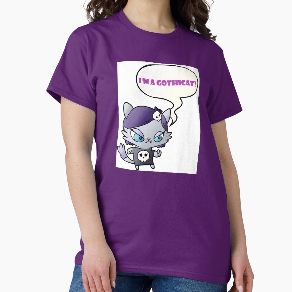 This is a girl power Gothicat by ThundRDownunder T-Shirts, Hoodie, Sweatshirt | BlankRebels.com (Image 2)