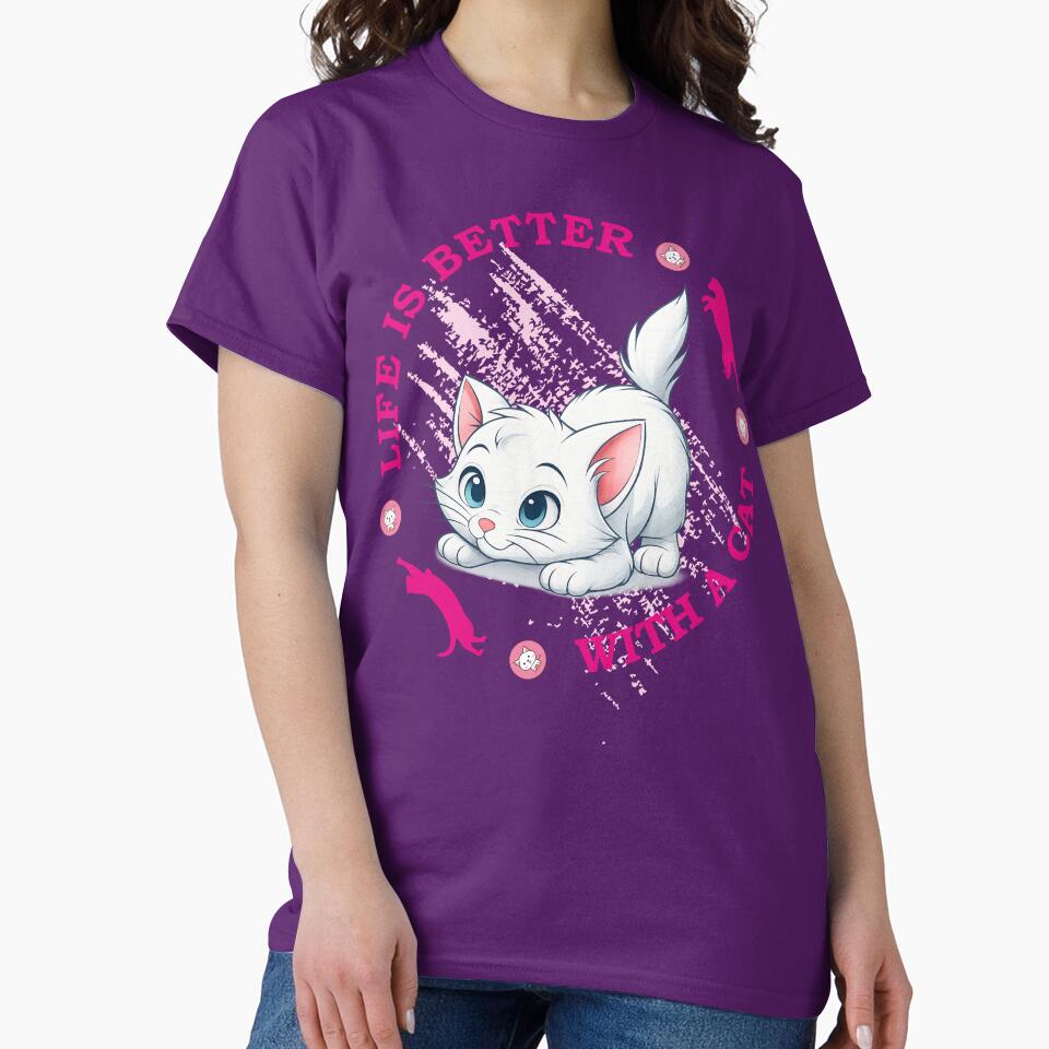 Cat Lover Life – Purrfect Pet Design by PRINTKEEN T-Shirts, Hoodie, Sweatshirt | BlankRebels.com (Image 2)