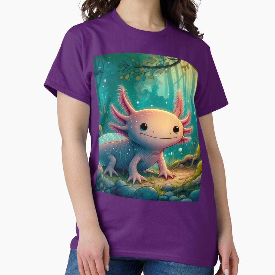 Axolotl Art #83 | Axolotl Lovers by ksgraphics222 T-Shirts, Hoodie, Sweatshirt | BlankRebels.com (Image 2)