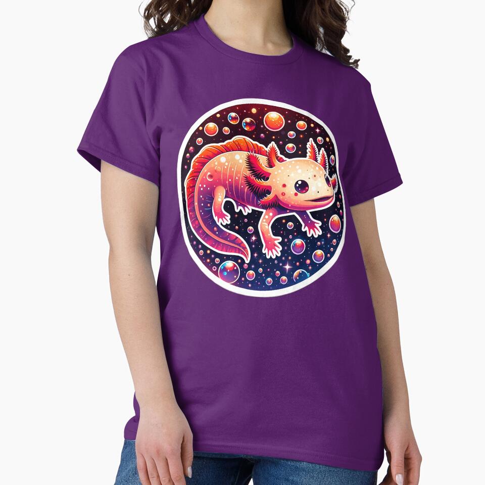 Axolotl Art #149 | Axolotl Lovers by ksgraphics222 T-Shirts, Hoodie, Sweatshirt | BlankRebels.com (Image 2)