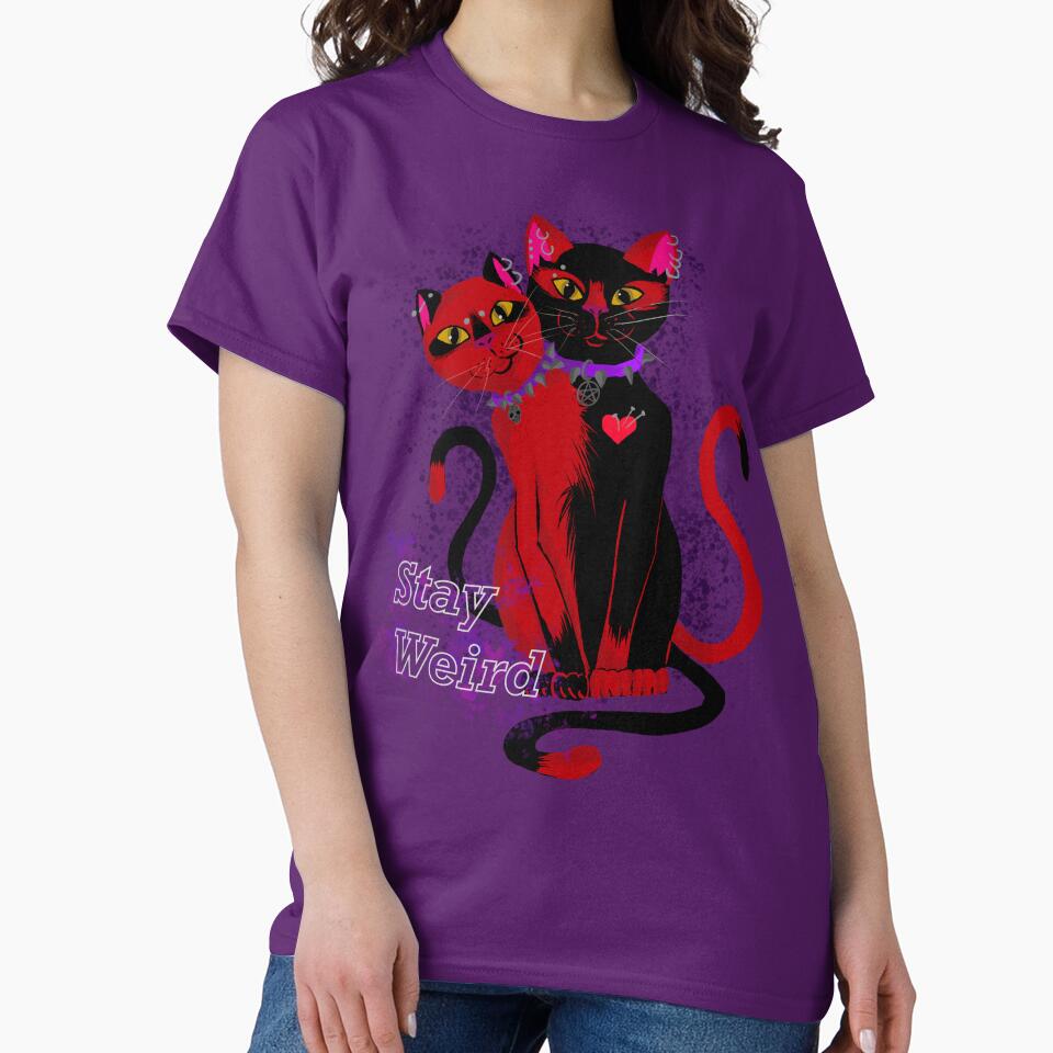 Stay Weird by crazytatlady T-Shirts, Hoodie, Sweatshirt | BlankRebels.com (Image 2)