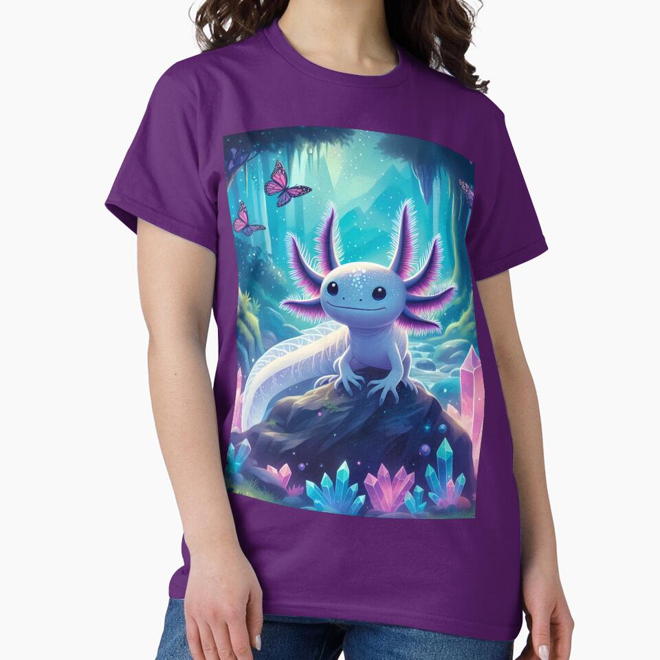 Axolotl Art #68 | Axolotl Lovers by ksgraphics222 T-Shirts, Hoodie, Sweatshirt | BlankRebels.com (Image 2)
